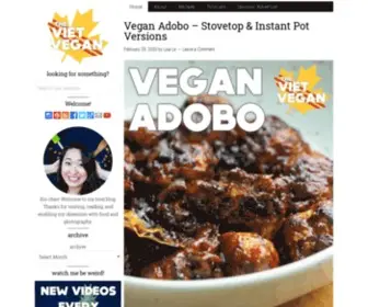 Thevietvegan.com(The Viet Vegan) Screenshot