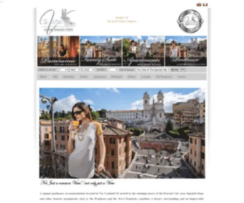 Theviewatthespanishsteps.com(The View At The Spanish Step Luxury View in rome) Screenshot