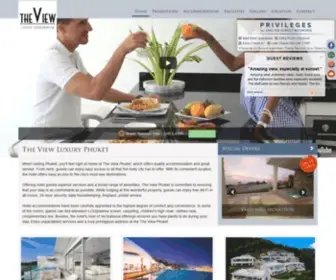 Theviewluxury.com(The View Luxury Villas in Karon Phuket) Screenshot