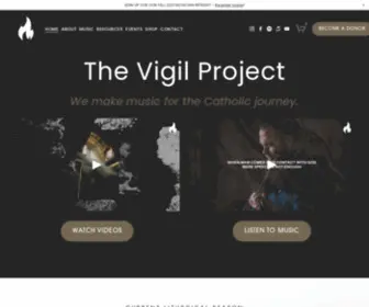 Thevigilproject.com(The Vigil Project) Screenshot