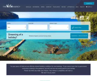 Thevillaagency.co.uk(Villa Holidays in the Mediterranean 2022/23) Screenshot