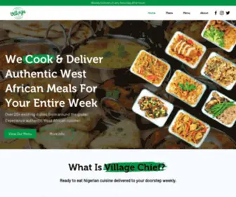 Thevillage-Chief.com(West African Meal Prep) Screenshot