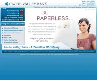 Thevillagebank.com(Cache Valley Bank) Screenshot