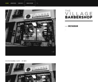 Thevillagebarbershop.ca(The Village Barbershop) Screenshot