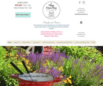 Thevillagecheeseshop.com(Shop Platters & Gift Baskets) Screenshot