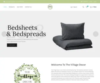 Thevillagedecor.com(Crafted With Care) Screenshot
