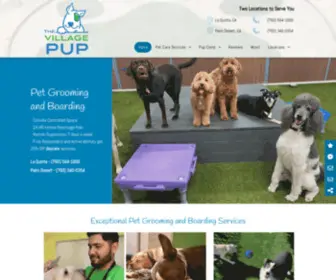 Thevillagepup.net(Dog daycare) Screenshot