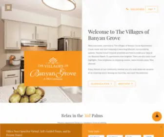 Thevillagesofbanyangrove.com(Boynton Beach Apartments) Screenshot