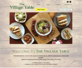 Thevillagetable.net(The Village Table) Screenshot