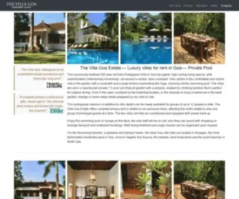 Thevillagoa.com(The Villa Goa) Screenshot