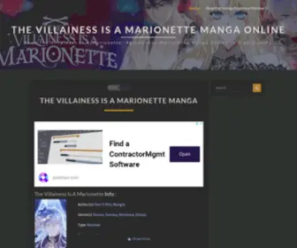 Thevillainessisamarionette.com(Read Read The Villainess) Screenshot