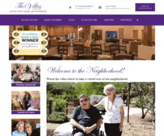 Thevillasatgreenvalley.com(Assisted Living and Memory Care Neighborhood) Screenshot