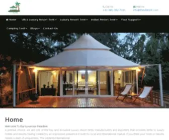 Thevillatent.com(Luxury Resort Tent) Screenshot