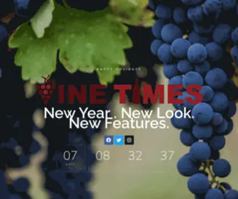 Thevinetimes.com(The Vine Times experience wine country's best wine) Screenshot