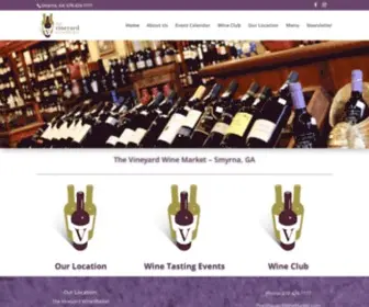 Thevineyardwinemarket.com(The Vineyard Wine Market) Screenshot