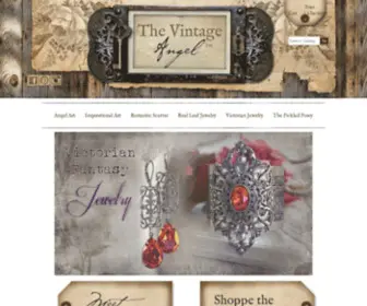 Thevintageangel.com(Angel art) Screenshot