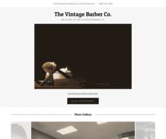 Thevintagebarberco.com(The Vintage Barber Co) Screenshot