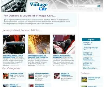 Thevintagecar.co.uk(This site) Screenshot