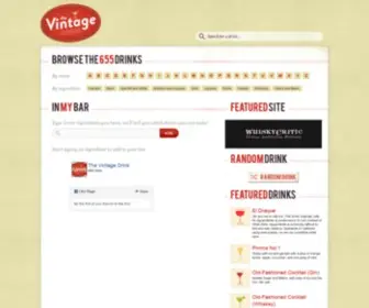 Thevintagedrink.com(The Vintage Drink) Screenshot