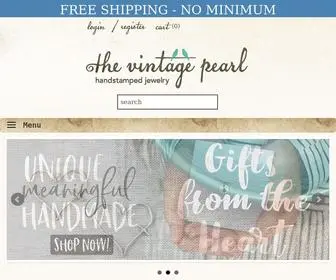 Thevintagepearl.com(Personalized Jewelry) Screenshot