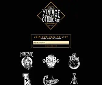 Thevintagesyndicate.com(The Vintage Syndicate) Screenshot