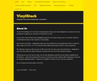 Thevinylstack.com(Ultrasonic Vinyl Record Cleaning Aids & Accessories) Screenshot