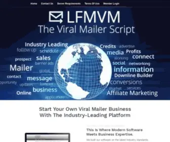 Theviralmailerscript.com(LFMVM) Screenshot