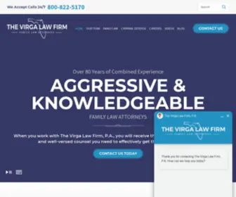 Thevirgalawfirm.com(Florida Lawyers) Screenshot