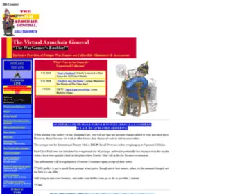 Thevirtualarmchairgeneral.com(The Virtual Armchair General) Screenshot