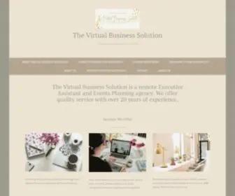 Thevirtualbusinesssolution.com(The Virtual Business SolutionVirtual Assistance in just a click) Screenshot