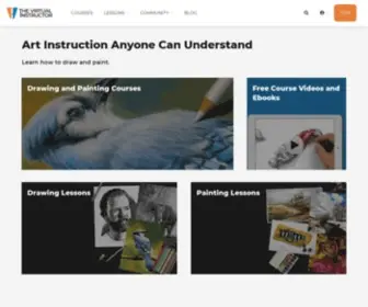 Thevirtualinstructor.com(Free Art Lessons and Tutorials) Screenshot