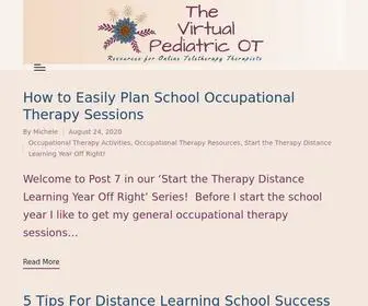 Thevirtualpediatricot.com(The Virtual Pediatric OT) Screenshot