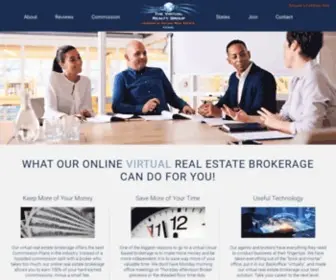 Thevirtualrealtygroup.com(Virtual Online Real Estate Brokerage l Multi) Screenshot