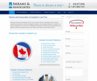 Thevisa.ca(Canadian Immigration Law Firm) Screenshot