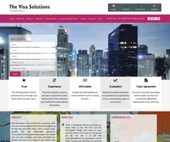 Thevisasolutions.com(The Visa Solutions) Screenshot