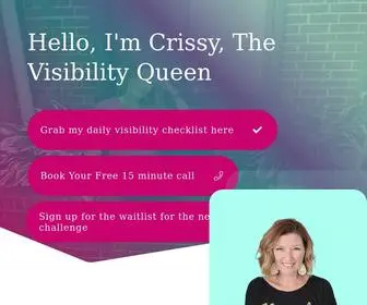 ThevisibilityQueen.com(The Visibility Queen) Screenshot