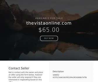 Thevistaonline.com(thevistaonline) Screenshot