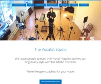 Thevocaliststudio.com(The Vocalist Studio) Screenshot