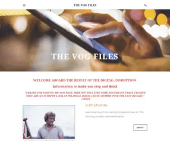 Thevogfiles.com(The VOG Files) Screenshot