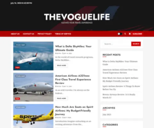 Thevoguelife.com(Thevoguelife) Screenshot