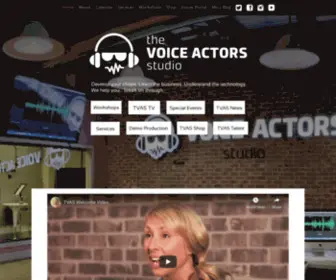 Thevoiceactorstudio.com(The voice actors studio) Screenshot