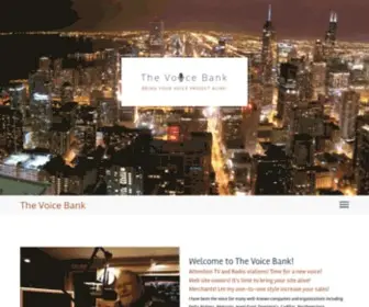 Thevoicebank.com(The Voice Bank) Screenshot
