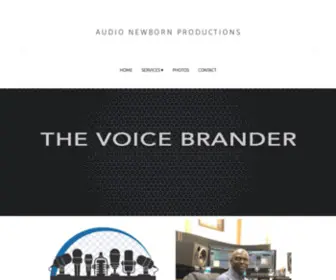 Thevoicebrander.com(Audio Newborn Productions) Screenshot
