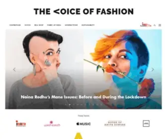 Thevoiceoffashion.com(The Voice of Fashion) Screenshot