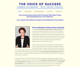 Thevoiceofsuccess.com(The Voice of Success) Screenshot