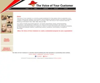 Thevoiceofyourcustomer.com(The Voice of Your Customer) Screenshot