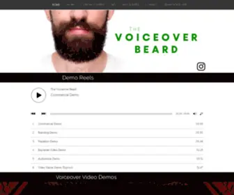Thevoiceoverbeard.com(The Voiceover Beard) Screenshot