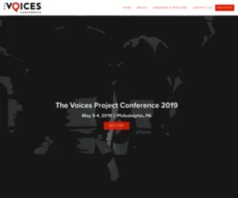 Thevoicesconference.com(The Voices Conference) Screenshot