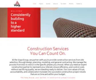 Thevopagroup.com(Construction management services in CT by The Vopa Group) Screenshot