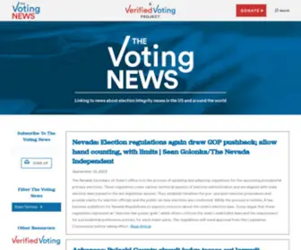 Thevotingnews.com(The Voting News) Screenshot